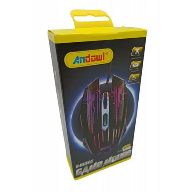 Andowl Q-MU805 RGB Gaming Ποντίκι Μαύρο 2