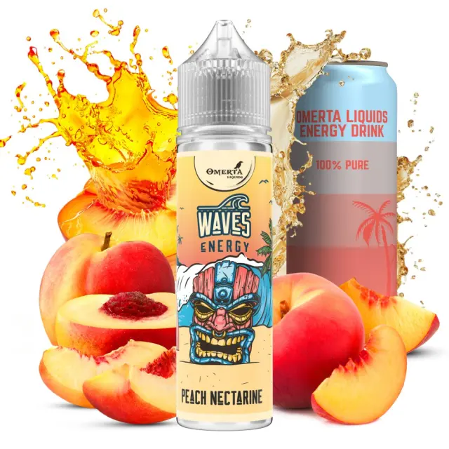 Peach Nectarine 15ml (60ml) - Waves Energy by Omerta