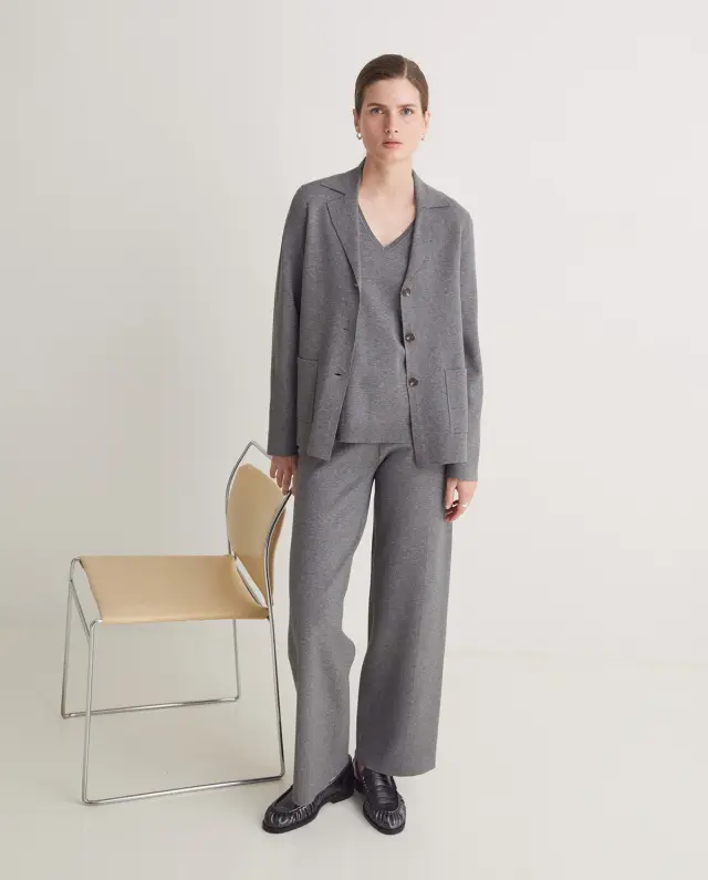 YERSE REGULAR-FIT TROUSER (43511-GREY) - M 2