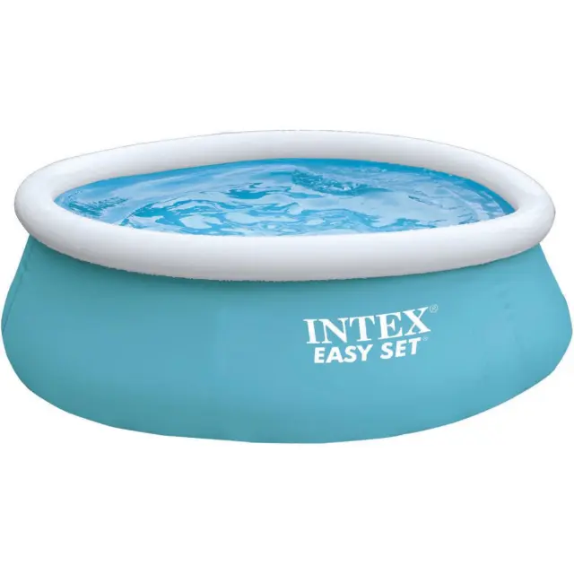 Intex Easy Assembly (28108NP).Πισίνα Εύκολης Συναρμολόγησης - Ανθεκτικό σε Διάτρηση Υλικό, με Φίλτρο 220-240V, 1942Lt. - 244x61εκ, 6+Χρ.