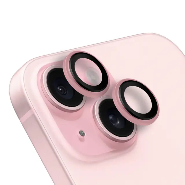 OBAL:ME Lens Protector for Apple iPhone 15/15 Plus Pink