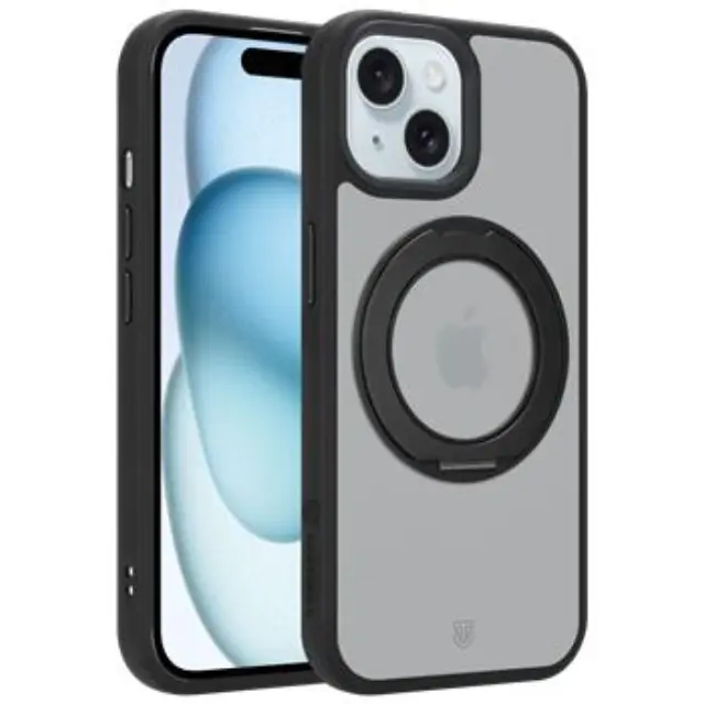 Tactical MagForce Hyperstand Cover for Apple iPhone 15 Asphalt