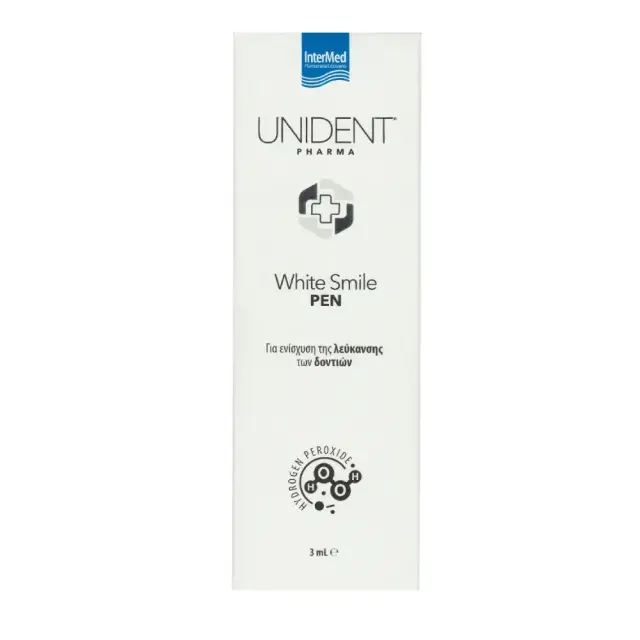 Intermed Unident Pharma White Smile Pen Τζελ για Λεύκανση των Δοντιών 3ml