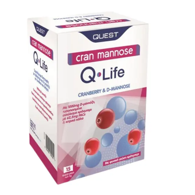 Quest Cran Mannose Cranberry 15 x 3gr
