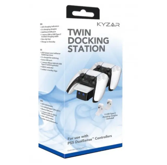 PS5 Kyzar Twin Docking Station for PS5