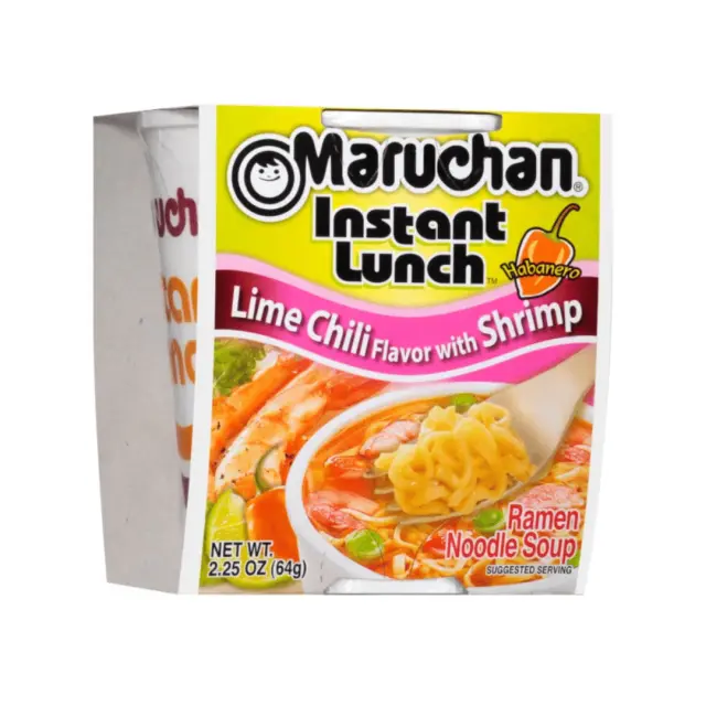 Maruchan Instant Lunch Lime Chili Shrimp Noodles 64gr