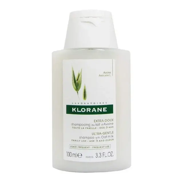 Klorane Ultra Gentle Shampoo with Oat Milk Σαμπουάν με Γαλάκτωμα Βρώμης για Ευαίσθητα Μαλλιά, 100ml