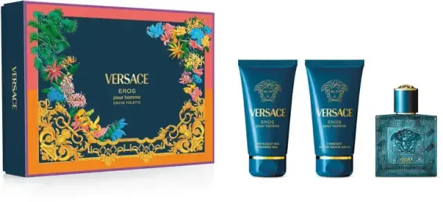 Versace Eros Eau de Toilette 50ml+Shower 50ml+After Shave 50ml