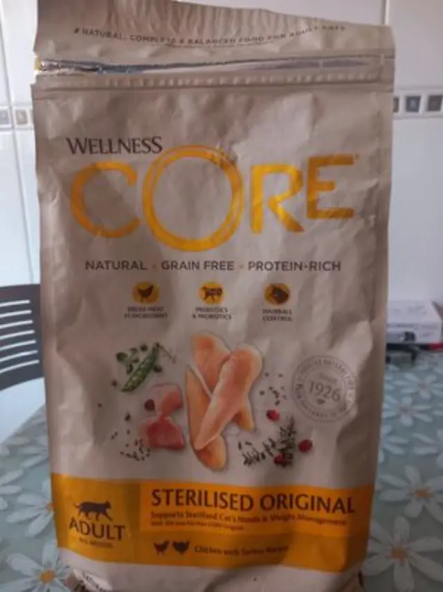 Wellness Core Sterilised Ξηρά Τροφή Στειρωμένης Γάτας Κοτόπουλο & Γαλοπούλα Χωρίς Σιτηρά 1.75kg