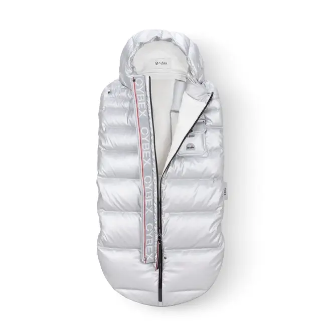Cybex Platinum Winter Footmuff Ποδόσακος Καροτσιού, Arctic Silver 2