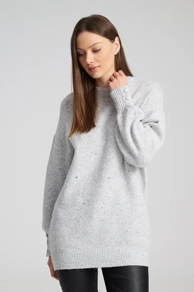 Πλεκτό με Διακριτική Λάμψη και Στυλ COCO SWEATER - XS 2
