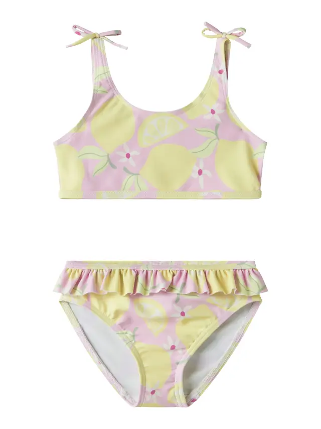 Name It Μαγιό κοριτσίστικο πλεκτό Ροζ NMFZILUA BIKINI - 13253296