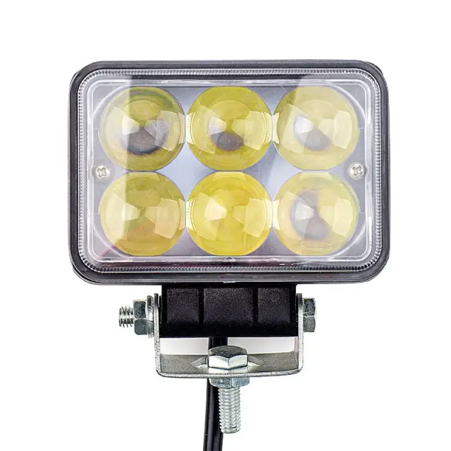 ΠΡΟΒΟΛΕΑΣ LED ΟΡΘΟΓΩΝΙΟΣ 18W 4D 10-30V ΛΕΥΚΟ ΦΩΣ 14536