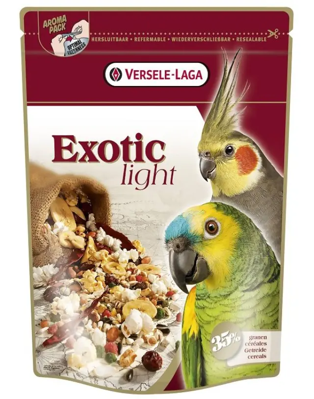 Versele Laga Prestige Parrots Exotic Light Μείγμα για Μεσαίους Παπαγάλους 750g 2