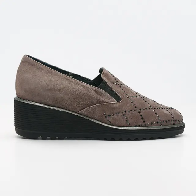 Soffice Sogno Μοκασίνια-Loafers Γυναικείο δέρμα Nubuck Μπεζ ASS/23124 TUNDRA
