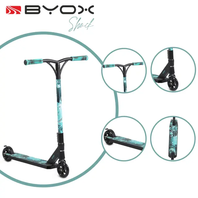 BYOX - Stunt scooter Shock blue - 3800146226770