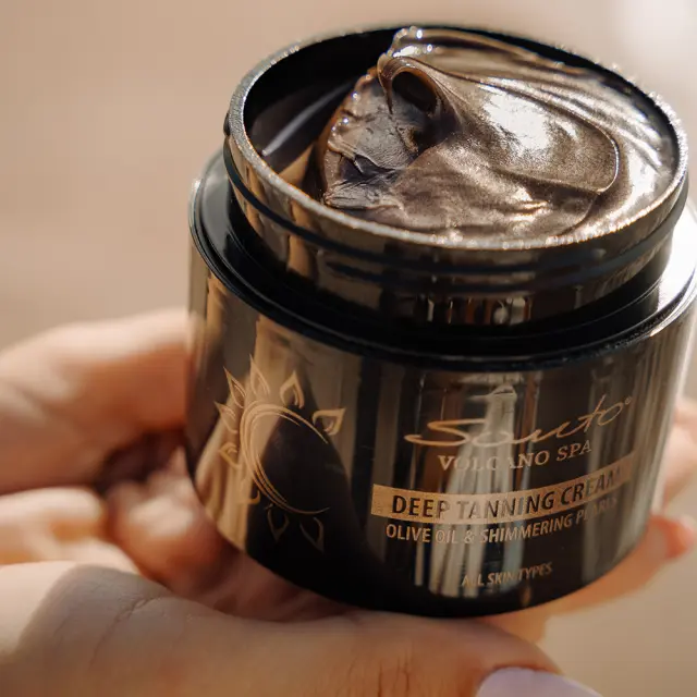 Κρέμα για Βαθύ Μαύρισμα Santo Volcano 100ml 2