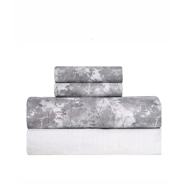 Σετ Σεντόνια Υπέρδιπλα 4 Τεμαχίων Kentia Opalite 15 Beige-Grey 240x270 3