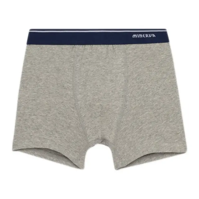Minerva Παιδικό Boxer Αγόρι Take Easy - Διπλό Πακέτο, Χρώμα Γκρι Μελανζέ-Πράσινο 3