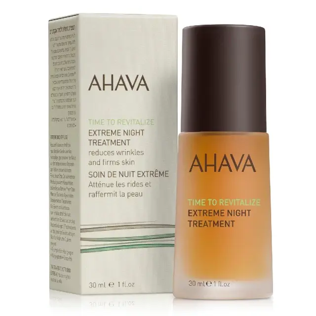 AHAVA Time To Revitalize Extreme Night Treatment Serum, Ορός Θρέψης Προσώπου Νύχτας, 30ml