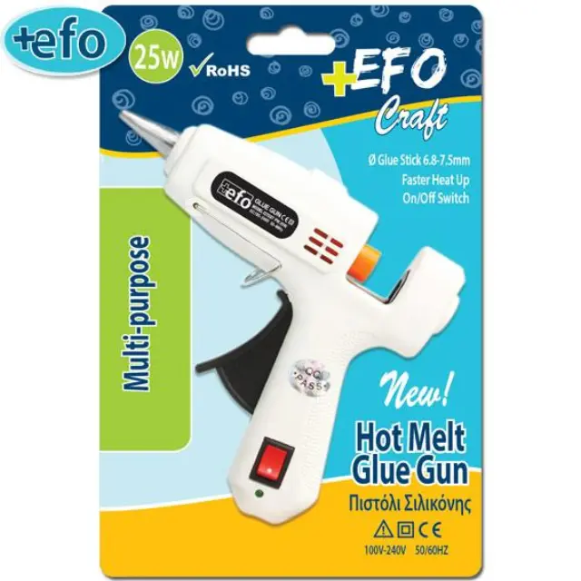 Πιστόλι Σιλικόνης +Efo 7.4mm 25w121507