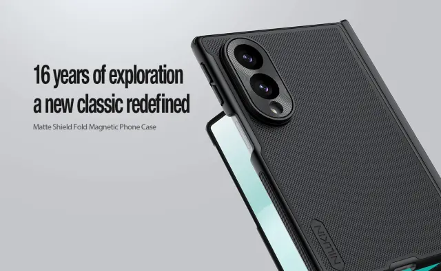 Nillkin Super Frosted FOLD Magnetic Back Cover for Samsung Galaxy Z Fold 8 Black 3