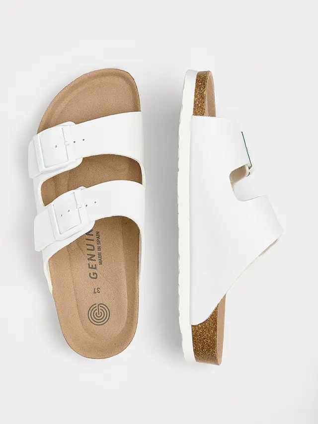 Genuins Πέδιλα Γυναικείο PETA vegan Άσπρο GEN/HAWAII VEGAN WHITE 3