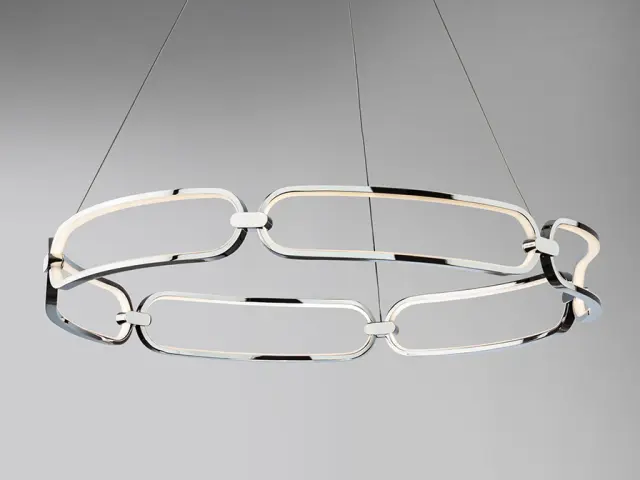 COLETTE LED LAMP Ø80 CHROME φωτιστικό κρεμαστό Χρώμιο 3