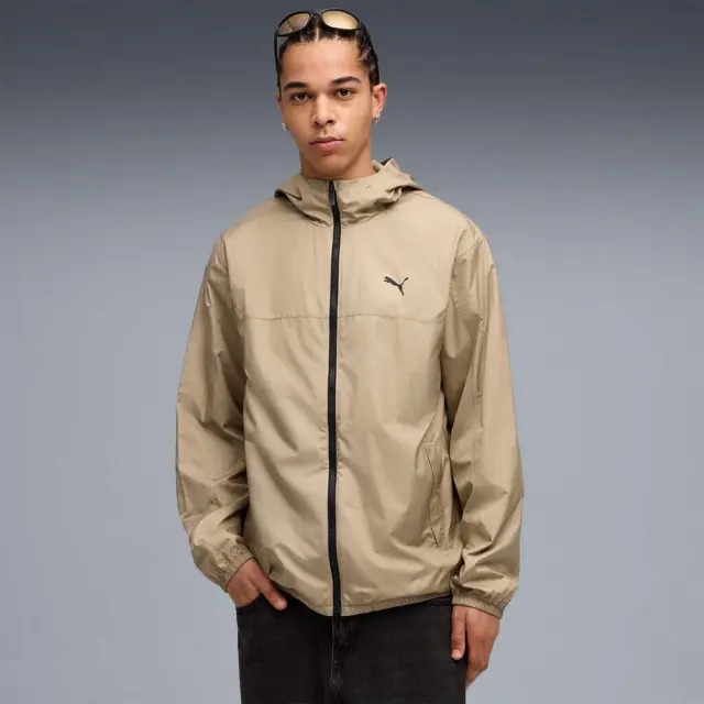 Puma Men's Essentials Regular Windbreaker Μπεζ 684625-55 (Puma) - XLarge