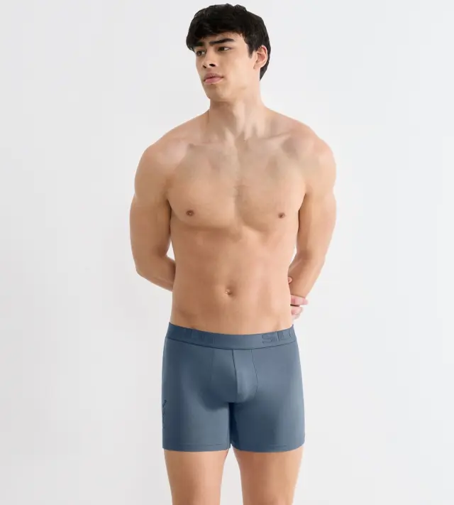 Sloggi Men Μποξεράκια SLG Base Soft Shorts Συνδυασμός Σιέλ 2-Pack - L 3