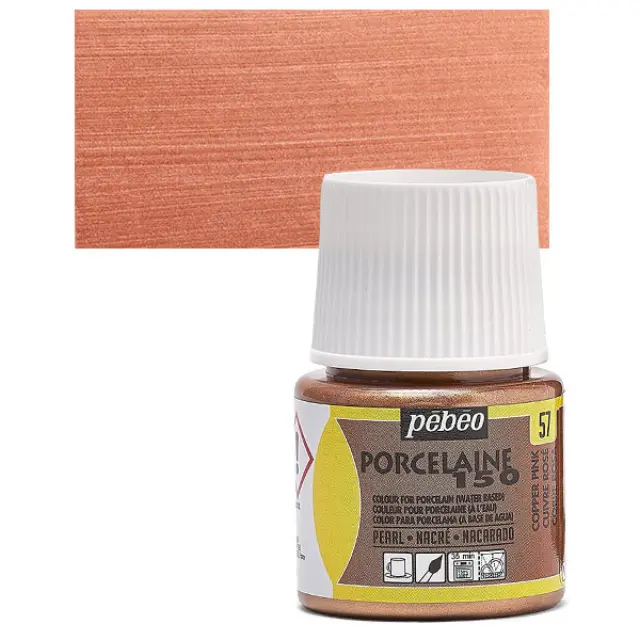 Pebeo Porcelaine 150 Σμάλτο - 057 Copper Pink (O) - 45ml