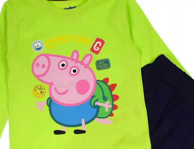 Πιτζάμα Μακρυμάνικη George Pig Lime 80202530017 - 24 M (92cm) 2