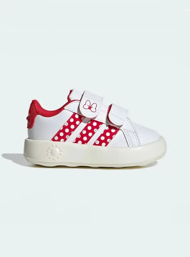 Βρεφικά Παπούτσια Adidas για Κορίτσια Disney Minnie Mouse Grand Court Red (Μεγέθη 19-27) ΡΟΖ