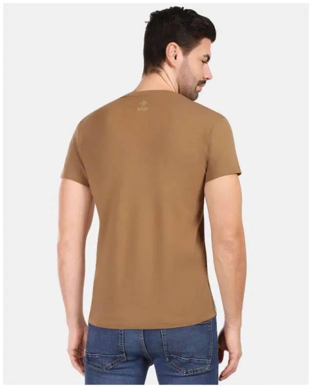 Ανδρικό T-shirt Kilpi Spacer-M Brown Cotton Comfort - ZM0305KI-BRN - M 2
