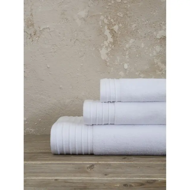 Πετσέτα Λουτρού 90x145 500gsm Nima Feel Fresh 100% βαμβακερό- White