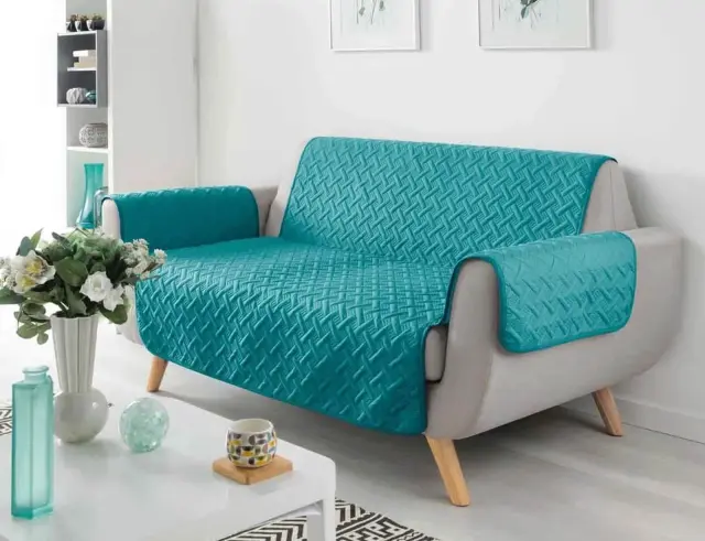 Κάλυμμα Καναπε Lounge Douceur d'intérieur με διαστάσεις 223x179cm - Petroleum Blue 1610046