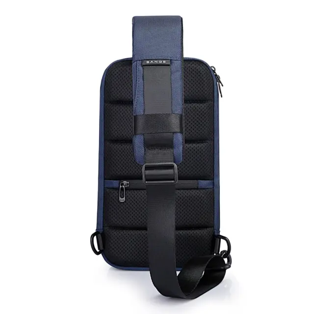 Τσαντάκι ώμου χιαστί crossbody Bange 7565 μπλέ - One Size 2