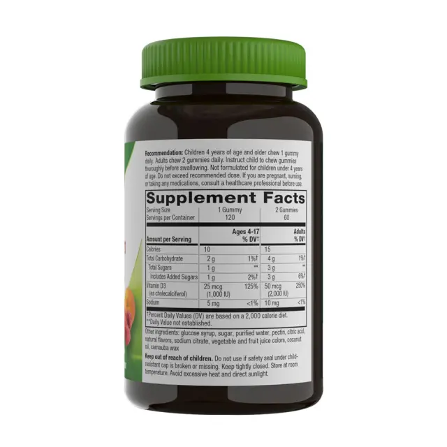Nature's Way Vitamin D3 Gummies 2
