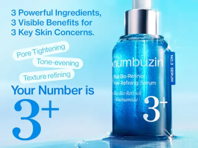 Numbuzin No.3 Blue Bio-retinol Pore Refining Serum - Ορός βελτίωσης πόρων με Blue Bio-retinol 30ml 2