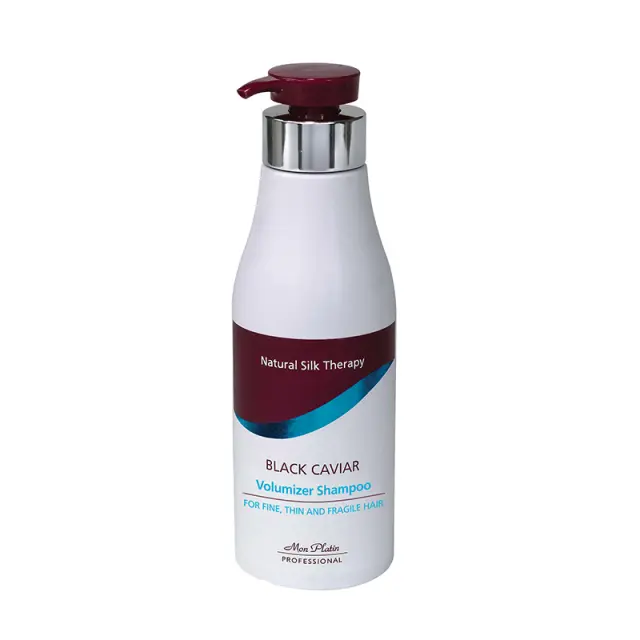 Mon Platin Natural Silk Therapy Black Caviar Volumizer Shampoo For Fine, Thin & Fragile Hair 500ml