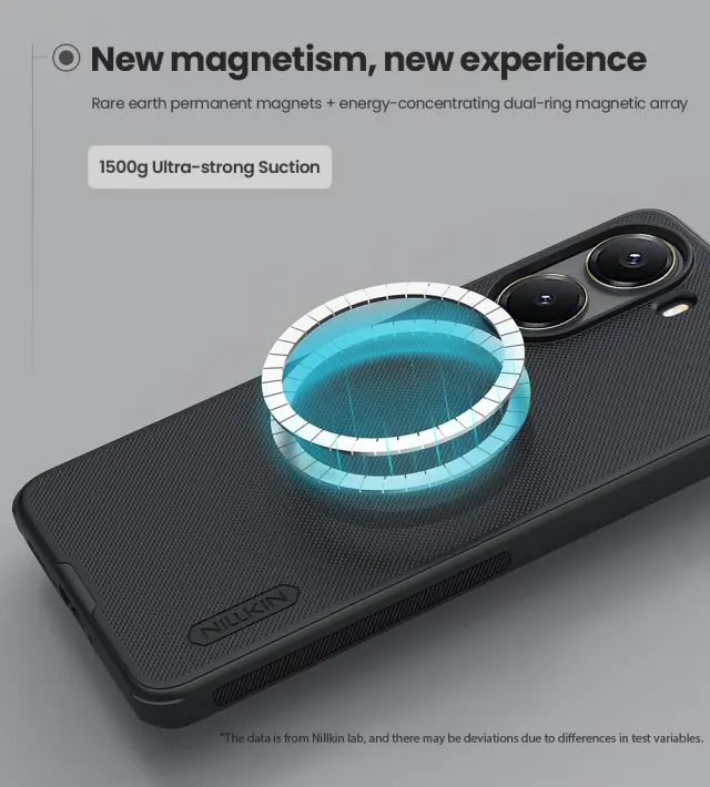 Nillkin Super Frosted PRO Magnetic Back Cover for Poco X7 Pro 5G Black 3