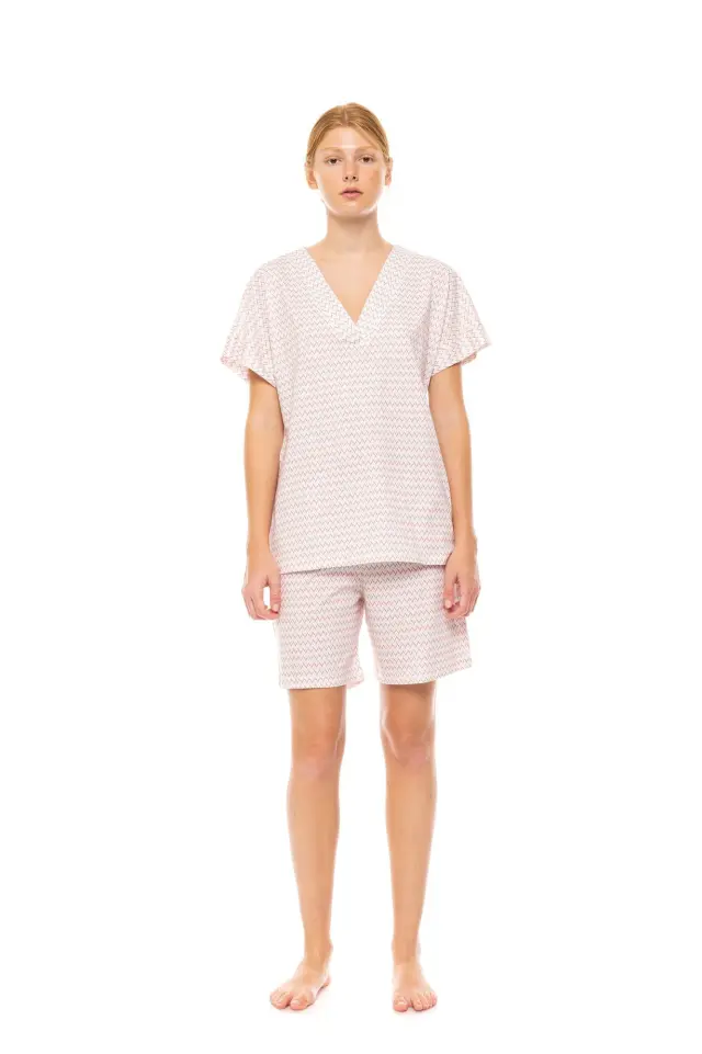 S1526 - Type - PYJAMA SHORTS SUNSET GEO