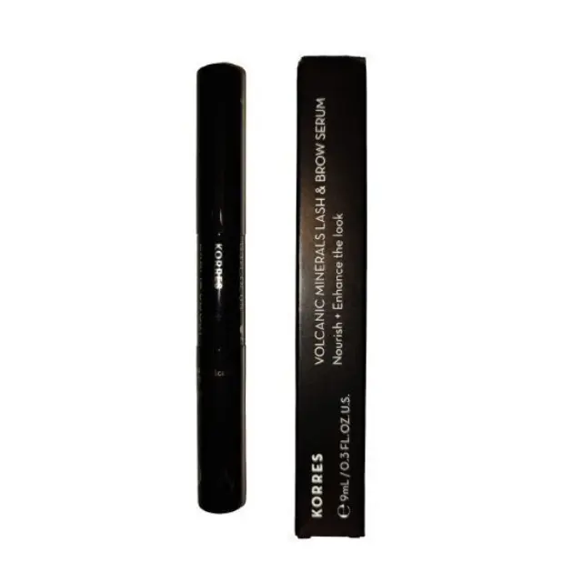 Korres Volcanic Minerals Lash + Brow Serum Drama Boost Serum Βλεφαρίδων 9ml 2