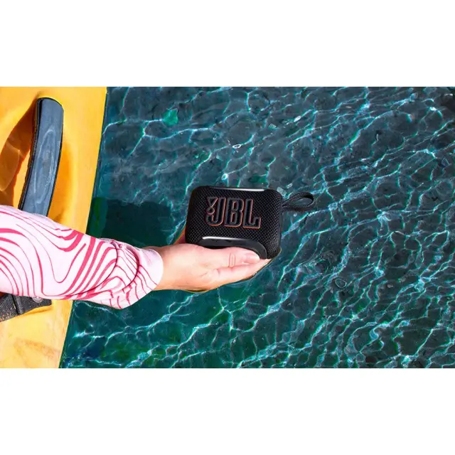 JBL® Go 5 Αδιάβροχο Ηχείο Bluetooth 4.8W με Διάρκεια Μπαταρίας έως 10 ώρες- Black 2