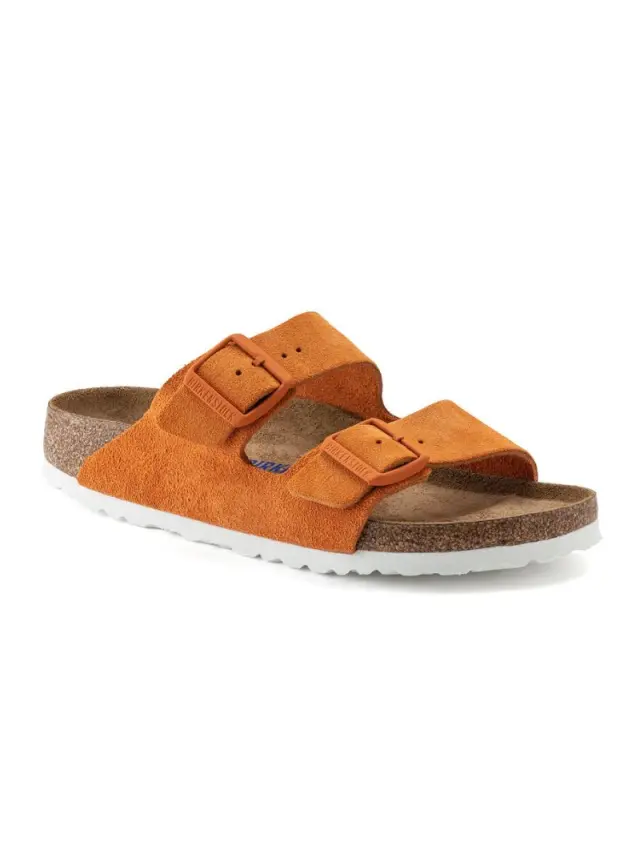 Birkenstock Πέδιλα Γυναικείο δέρμα suede Πορτοκαλί BIR/ARIZONA SOFT 1021396 ORANGE 2