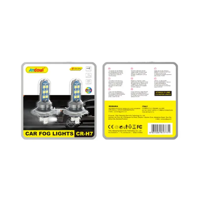 Andowl Λάμπα αυτοκινήτου H7 12-24V CR-H7 - Car Fog Lights 617771