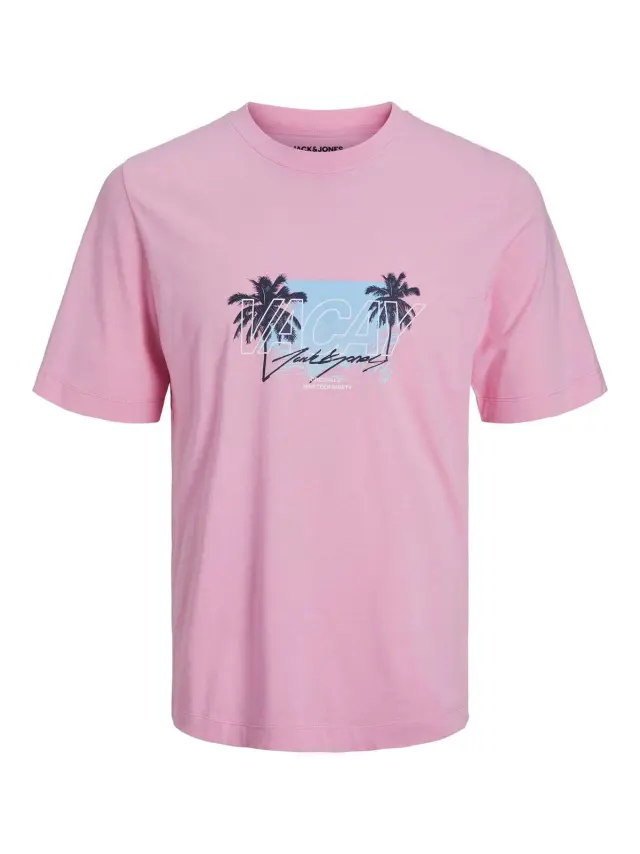 JORTULUM STATEMENT TEE SS CREW NECK Prism Pink