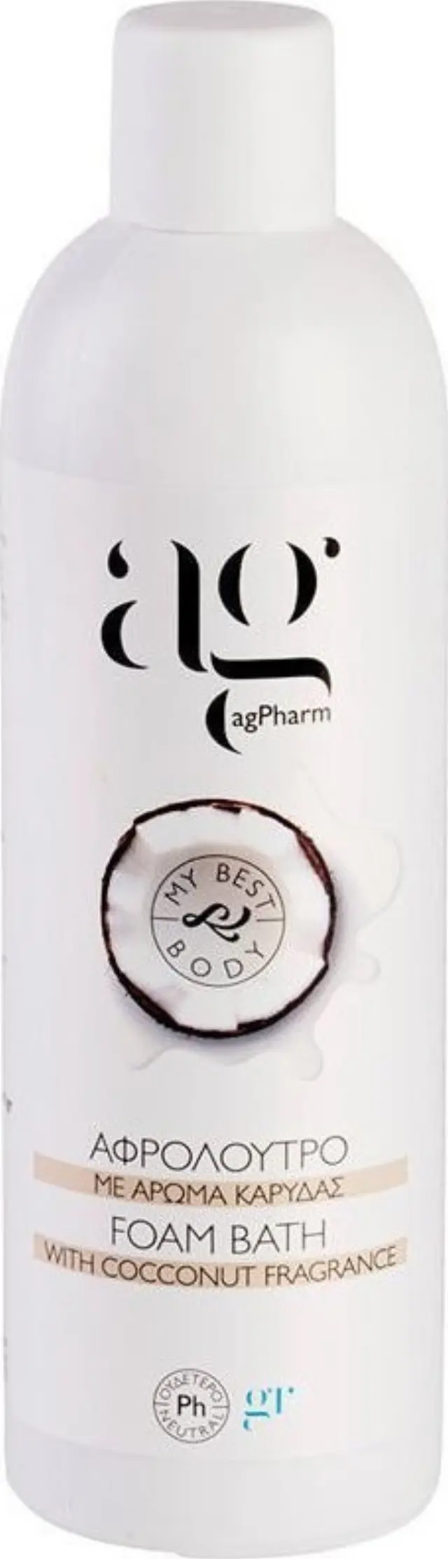 Ag Pharm Real Beauty Αφρόλουτρο Coconut Moments 500ml
