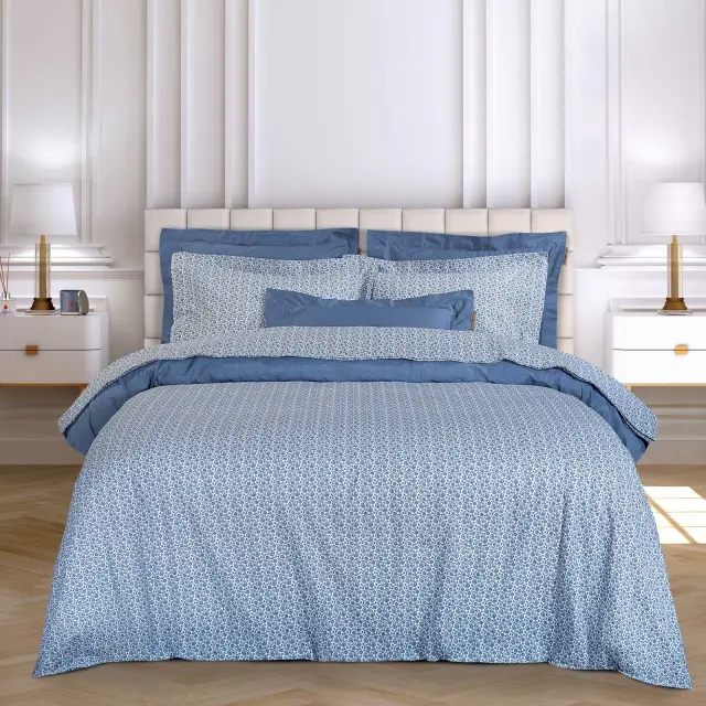 Σετ Σεντόνια 240x260 Υπέρδιπλα Essential Greenwich Polo Club 2372 Royal Blue 100% βαμβακερόΧωρίς Λάστιχο