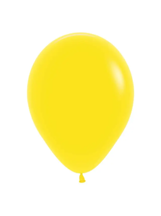 Μπαλόνια λατεξ 9 Yellow Κίτρινο / 50 pcs